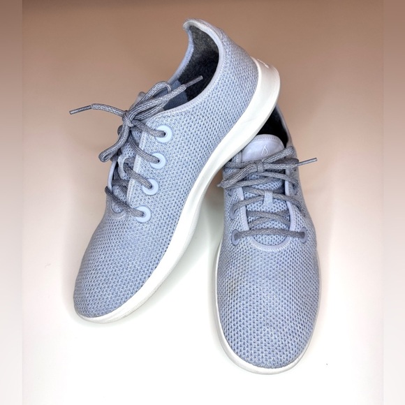 Allbirds Men’s Tree Runners TR Whitecap Blue Running Shoes Sneaker Size-13 US - Picture 4 of 9
